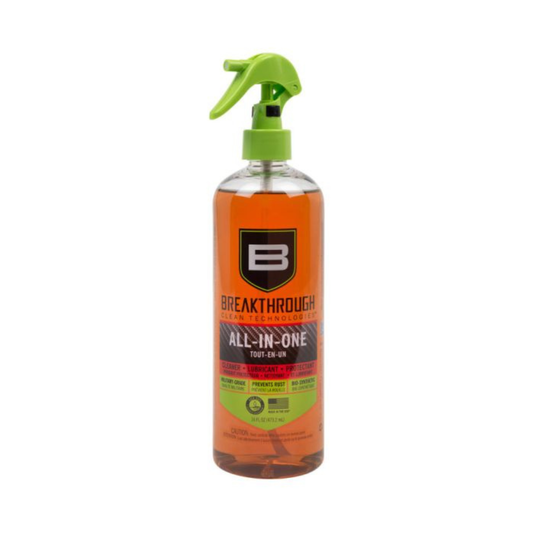 Breakthrough Clean Technologies | Battle Born Bio-Synthetic All-In-One Cleaner | Lubricant | Protectant | 16oz Bottle