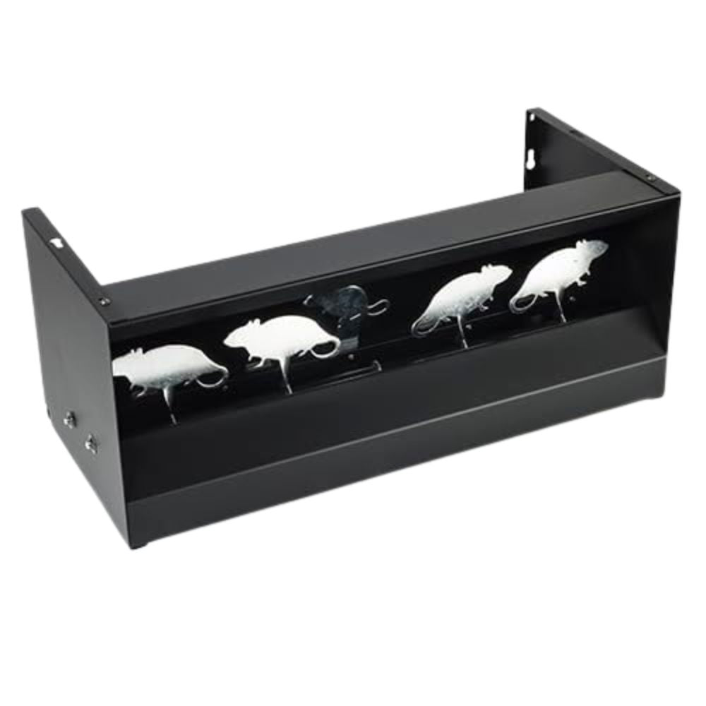 Rat Pellet Catcher | Metal Knock Down Shooting Air Rifle Target Practice with Magnetic Reset