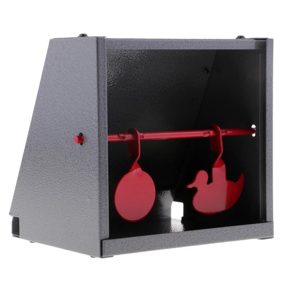 Stainless Steel Pellet Catcher | Self Resetting Target and Red