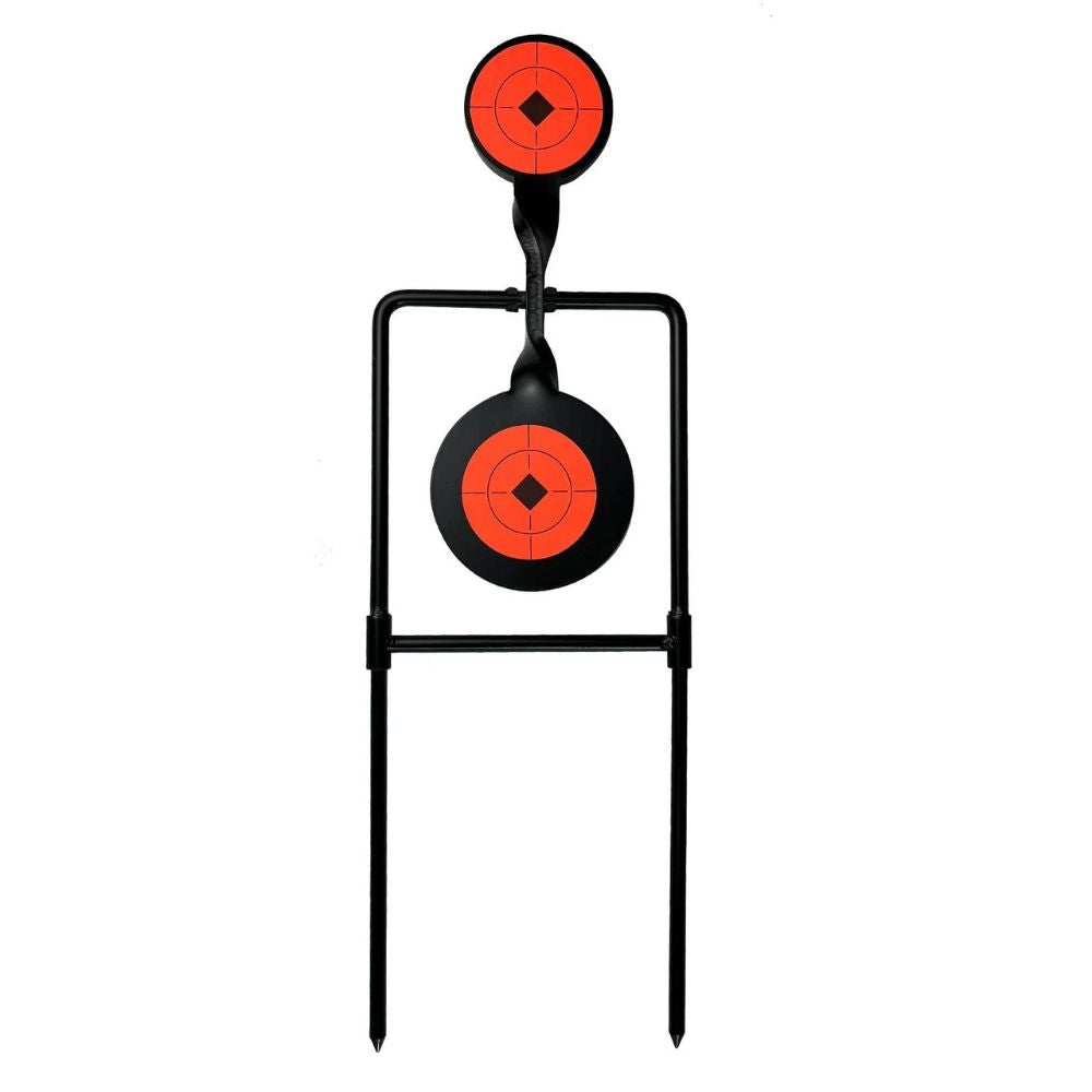 Target | Double Mag Steel Spinner Target For Outdoor Shooting