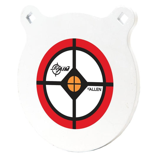 EZ Aim | 8" AR500 Steel Gong Shooting Target | White