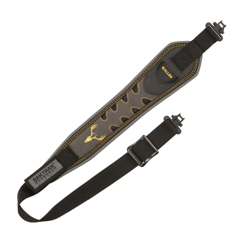 Allen | Aspen Nubuck BakTrak 2-Point Rifle & Shotgun Sling | Tested up to 500 Lbs. | Black/Clay