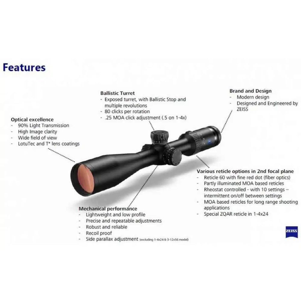 Zeiss | V4 3-12×56 Ret 60 ASV