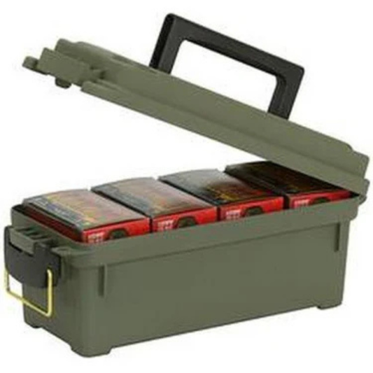 Plano | Shotgun Shell Box Lockable | Green Polymer