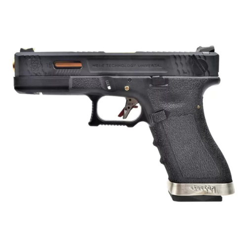 WE | EU18 E-Force Airsoft Pistol | Black & Gold