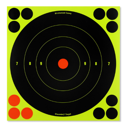 Birchwood Casey | Shoot-N-C Targets 8" Round Bull's Eye