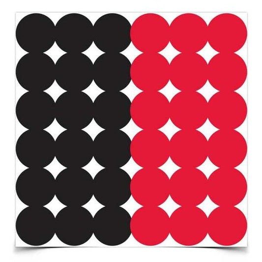Birchwood Casey | Dirty Bird 1" 216 Red/Black 432 Plasters