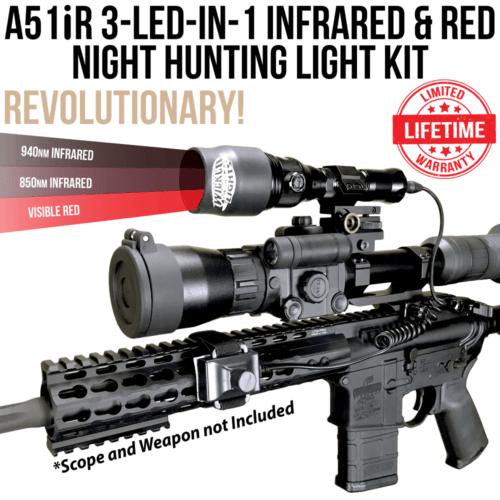 Wicked Light A5iR Infrared Illuminator Gun Light Kit