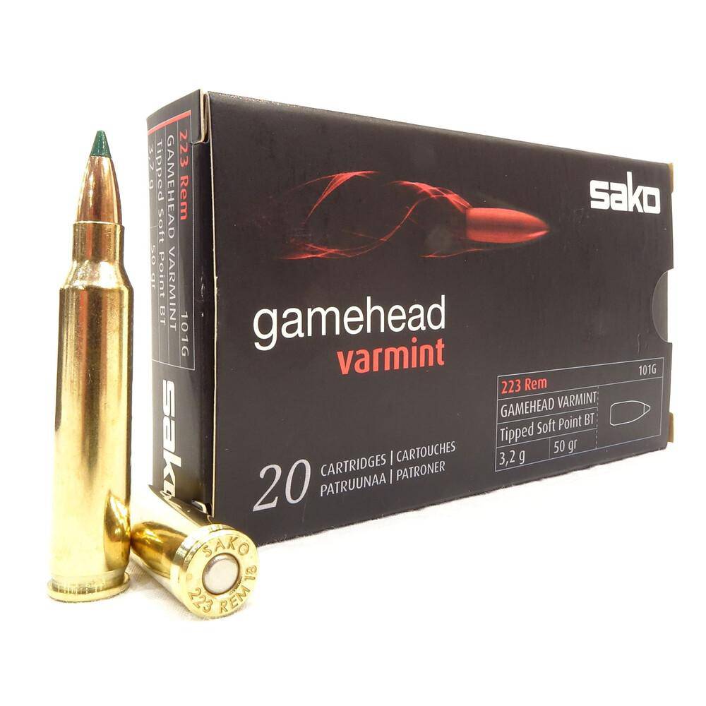 Sako .223 | Gamehead Varmint Tipped | Soft Point | BT 50gr